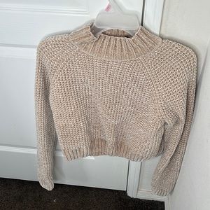 waffle knit sweater